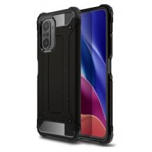 Силиконов гръб TPU Spigen Hybrid с твърда част за Xiaomi Poco F3 - черен