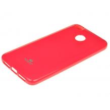 Луксозен силиконов калъф / гръб / TPU Mercury GOOSPERY Jelly Case за Xiaomi RedMi 4X - цикламен