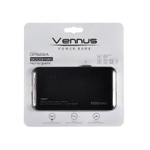 Универсална външна батерия Vennus / Universal Power Bank Vennus / Micro USB Data Cable 8000mAh - черна