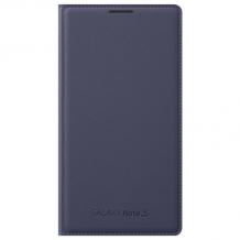 Оригинален кожен калъф Flip Cover / EF-WN900BVEGWW за Samsung Galaxy Note 3 N9005 - черен