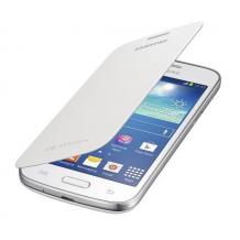 Оригинален калъф Flip Cover / EF-FG350NWEGWW за Samsung Galaxy Core Plus G3500 - бял