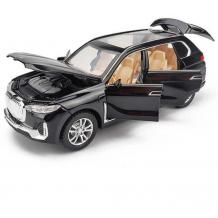 Метална кола с отварящи се врати капаци светлини и звуци BMW X7 1:24