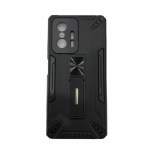 Удароустойчив гръб / кейс / със стойка Magnetic Car Holder за Xiaomi 11T / 11T Pro - черен