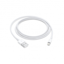 Оригинален кабел за зареждане и пренос на данни за Apple / Lightning to USB 1m - бял