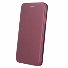 Луксозен кожен калъф Flip тефтер със стойка OPEN за Nokia G21 - бордо
