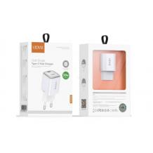 Универсално зарядно устройство / адаптер / VIDVIE PLE256 220V 30W / Type-C to Lightning - бяло
