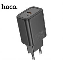 Универсално зарядно устройство / адаптер / HOCO N62 220V 30W / Type-C - черно