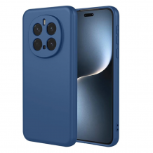 Силиконов калъф / гръб / TPU кейс за Honor Magic 7 Pro - тъмно син гръб със защита за камерата / мат