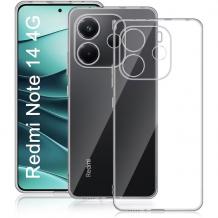 Силиконов калъф / гръб / TPU кейс за Xiaomi Redmi Note 14 - прозрачен