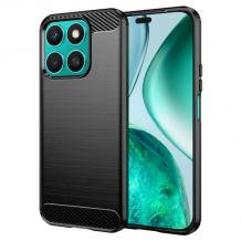 Силиконов калъф / гръб / кейс за Honor X8C - черен / carbon