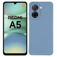 Силиконов калъф / кейс / Nano TPU за Xiaomi Redmi A5 - син гръб със защита за камерата
