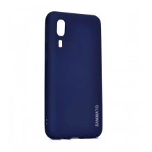 Луксозен силиконов калъф / гръб / Sammato Cover TPU Case за Samsung Galaxy A2 Core - син