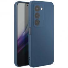 Силиконов калъф / кейс / Nano TPU за Xiaomi Redmi 15 - тъмносин гръб със защита за камерата