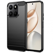 Силиконов калъф / гръб / кейс за Honor 400 Smart - черен / carbon
