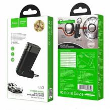 Bluetooth аудио адаптер за автомобил Hocо Е53 / AUX Jack 3.5mm - черен