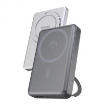 Външна батерия Power Bank Dudao K28 10000mAh PD 22.5W MagSafe с метален корпус и стойка - пръстен