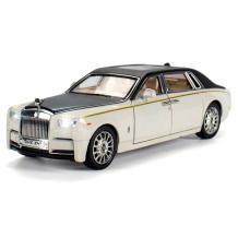 Колекционерска Метална кола със звук и светлини Rolls Royce Phantom 1/24 