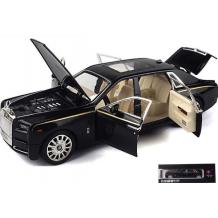Колекционерски метален автомобил със звук и светлини Rolls Royce 1/24 - черен