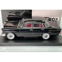 Метална кола Mercedes 220 (W111) black 1959 - WHITE BOX 1:24