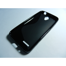 Силиконов калъф / гръб / TPU S-Line за Alcatel One Touch Idol 2 mini OT-6016 - черен