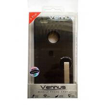 Луксозен тънък гръб / капак / със стойка Vennus Case за Apple iPhone 6 Plus / iPhone 6S Plus - черен / Grid