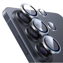 Стъклен протектор с метални рингове за задна камера за Samsung Galaxy S26 Ultra
