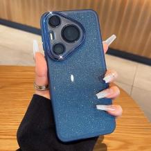 Луксозен силиконов калъф / кейс / Sparkle Case TPU за Huawei Pura 70 Ultra - син / брокат
