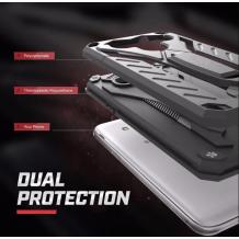 Силиконов гръб TPU Armor Kickstand Case с твърда част за Huawei P30 Lite - черен