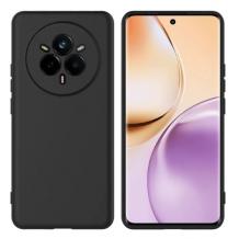 Силиконов калъф / кейс / Nano TPU за Realme 14 Pro 5G - черен гръб със защита за камерата