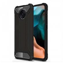 Силиконов гръб TPU Spigen Hybrid с твърда част за Xiaomi Redmi 9T - черен