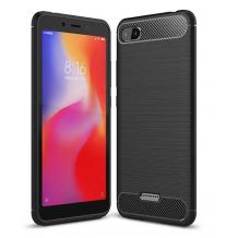 Силиконов калъф / гръб / TPU за Xiaomi RedMi 6A - черен / carbon