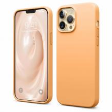 Луксозен силиконов калъф / гръб / Nano TPU кейс за Apple iPhone 13 Pro 6.1'' - светло оранжев