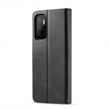 Луксозен кожен калъф Flip тефтер със стойка OPEN за Samsung Galaxy Note 10 Plus N975 - черен