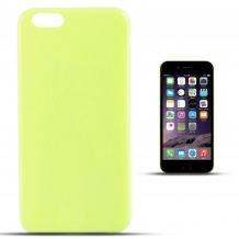 Ултра тънък силиконов калъф / гръб / TPU Ultra Thin Candy Case за Apple iPhone 7 - зелен / брокат