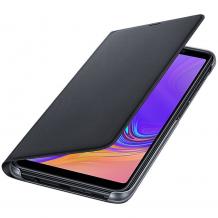 Оригинален калъф Wallet Cover EF-WA750PBEGWW за Samsung Galaxy A7 2018 A750 - черен