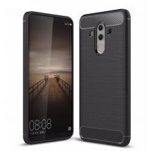 Силиконов калъф / гръб / TPU за Huawei Mate 10 Pro - черен / Carbon