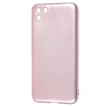Силиконов калъф / гръб / Molan Cano Glossy Jelly Case за Huawei Y5p - светло розов / гланц