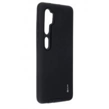 Луксозен силиконов калъф / гръб / TPU Roar Mil Grade Hybrid Case за Xiaomi Mi Note 10 / Note 10 Pro - черен