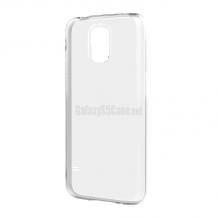 Ултра тънък силиконов гръб / калъф / TPU за Samsung G900 Galaxy S5 - прозрачен