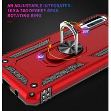 Силиконов гръб Spigen със стойка и магнитно захващане за Huawei P30 Lite - червен