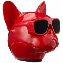 Bluetooth тонколона Dog Head / Dog Head Bluetooth Wireless Stereo Speaker - червена