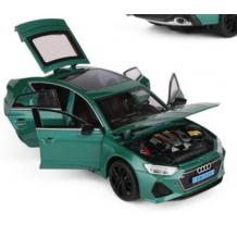 Метална кола с отварящи се врати капаци светлини и звуци Audi RS7 1:24