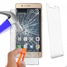 3D full cover Tempered glass screen protector Huawei P9 Plus / Извит стъклен скрийн протектор Huawei P9 Plus - прозрачен 