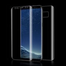 Удароустойчив извит скрийн протектор 360° / 3D Full Cover / за Samsung Galaxy S8 Plus G955 - прозрачен / лице и гръб