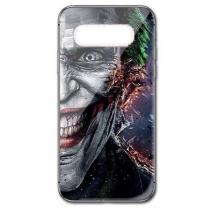 Луксозен стъклен твърд гръб за Samsung Galaxy S10 Plus - Joker face