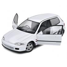 Метална кола HONDA CIVIC (EG6) WHITE 1991 - SOLIDO 1/18