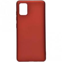 Силиконов калъф / гръб / TPU за Samsung Galaxy S20 - червен / мат