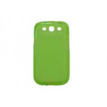 Силиконов калъф / гръб / TPU за Samsung Galaxy S3 I9300 / SIII I9300 - зелен