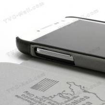 Луксозен кожен калъф Flip тефтер Usams за Samsung Galaxy S4 I9500 / Samsung S4 i9505 - черен