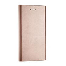 Кожен калъф Bravo Book със стойка за Samsung Galaxy S8 Plus G955 - Rose Gold / Flexi